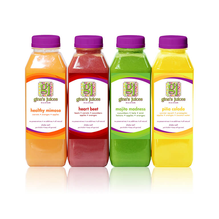 Gina's Juices - All Juices